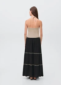 Knit halter top