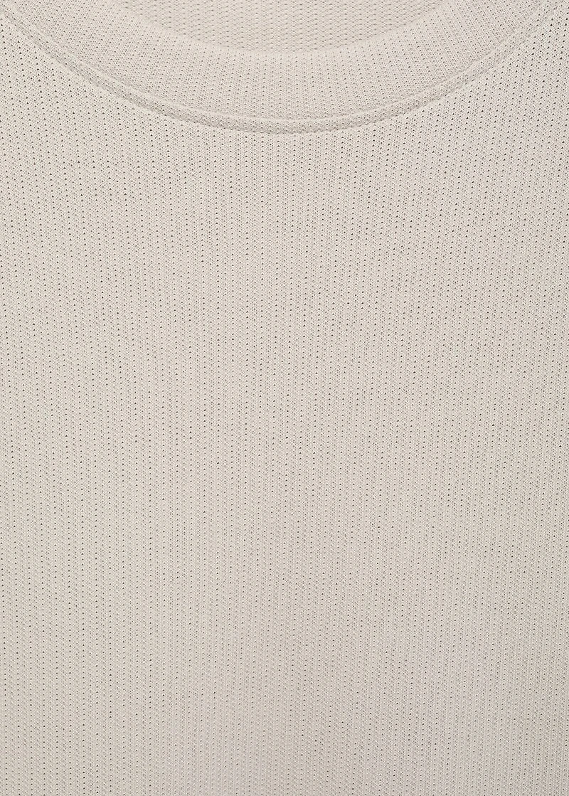 Cotton fine-knit t-shirt