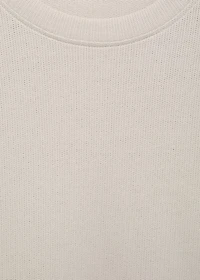 Cotton fine-knit t-shirt