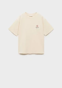 Tropical print T-shirt