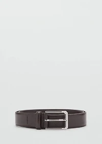 100% beaten leather belt
