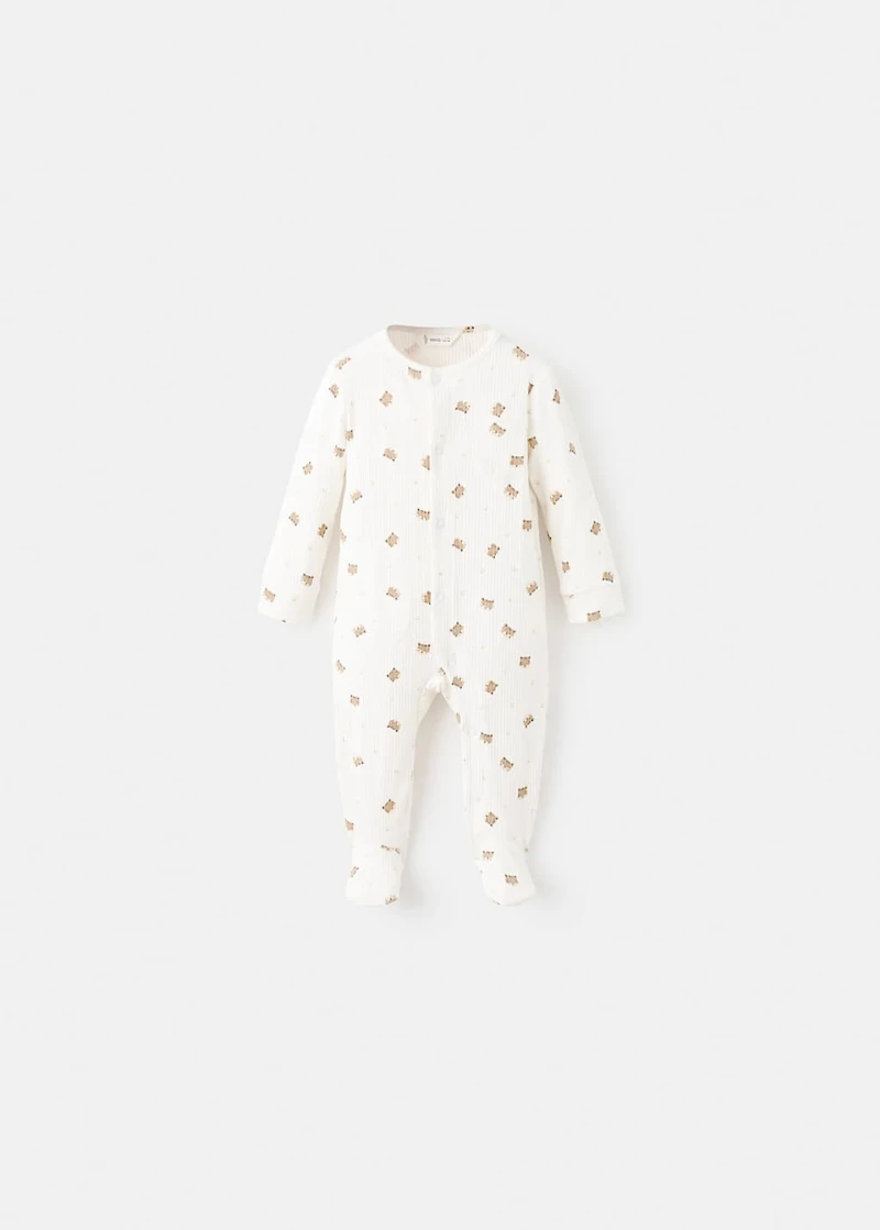 Printed long pyjamas
