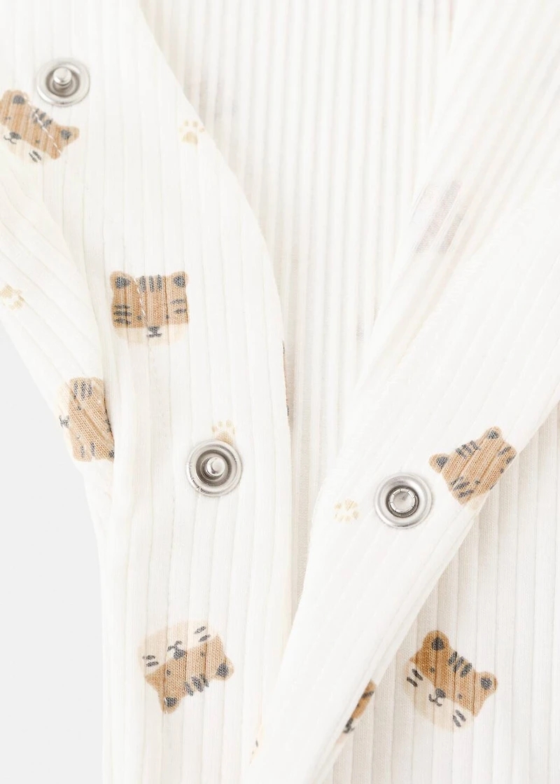 Printed long pyjamas