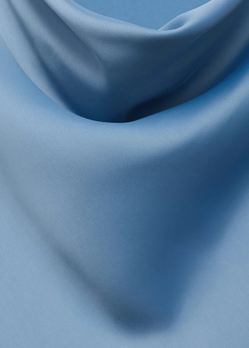 Long satin dress