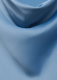 Long satin dress
