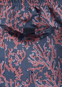 Swimsuit with coral print