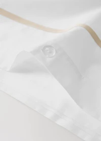 200-thread count percale cotton duvet cover for 180/200 cm bed