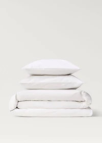 Cotton percale duvet cover for 180/200cm bed
