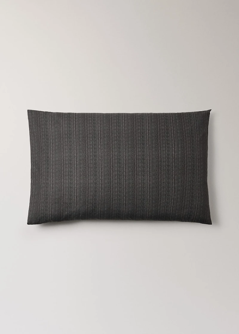 Two percale cotton tailored-print pillowcases 50x75cm