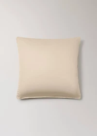 Two 600-thread count cotton satin pillowcases 60x60 cm