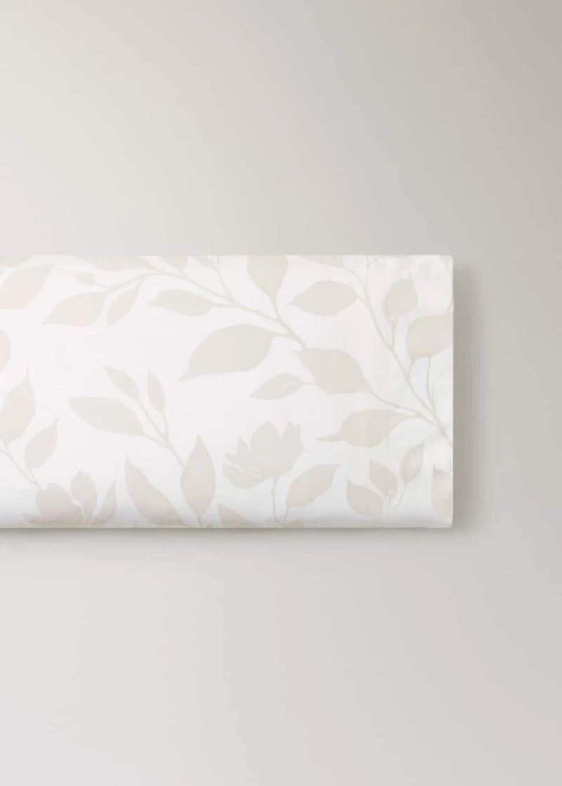 Percale cotton pillowcase 45x110cm