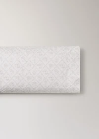 Toile de Jouy percale cotton pillowcase 45x110 cm
