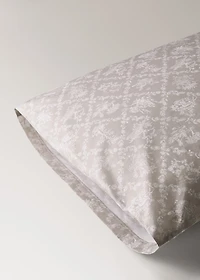 Toile de Jouy percale cotton pillowcase 50x75 cm
