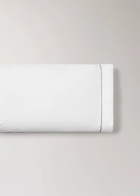 Children's pillow case 200 thread count cotton percale 45x110cm