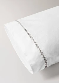 Children's pillow case 200 thread count cotton percale 45x110cm