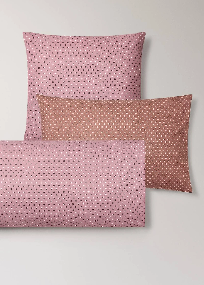 Children's cotton polka-dot pillowcase 45x110 cm