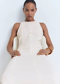Flared midi-dress