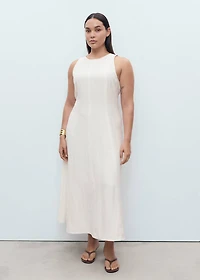 Flared midi-dress