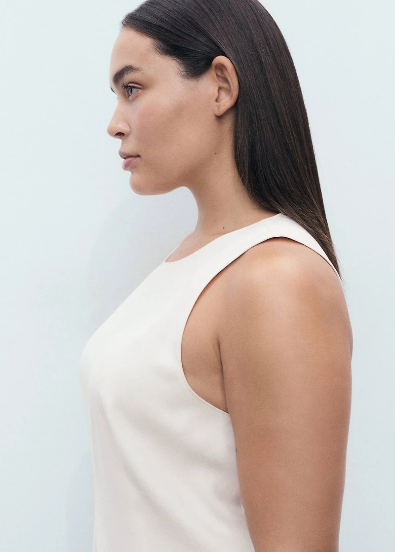 Flared midi-dress