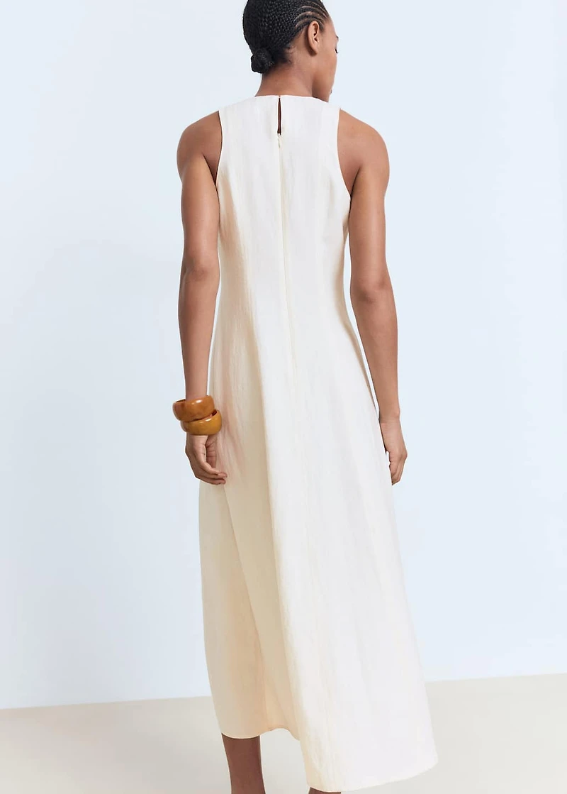 Flared midi-dress