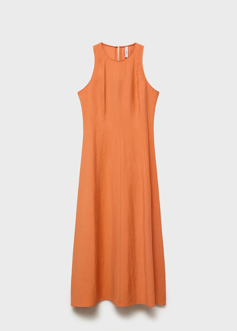 Flared midi-dress