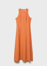 Flared midi-dress