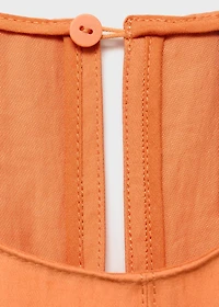 Flared midi-dress