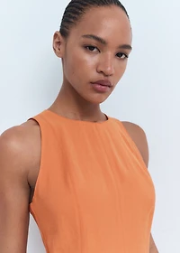Flared midi-dress