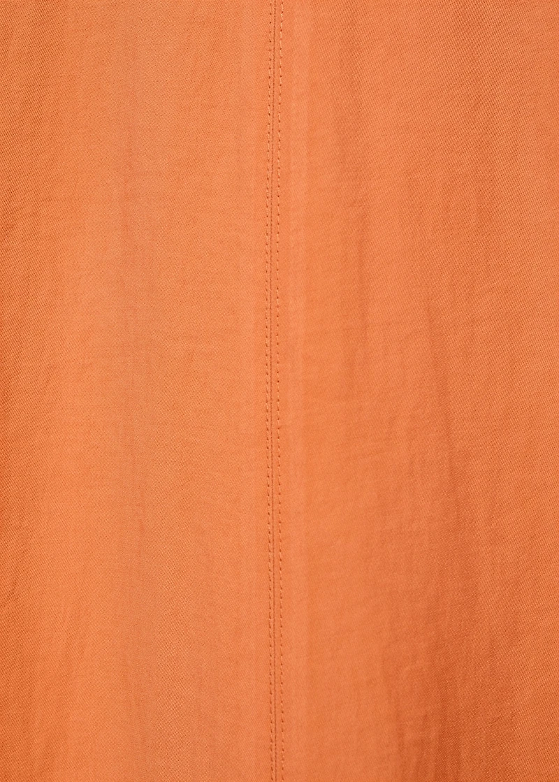 Flared midi-dress