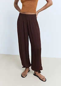 Balloon pants with bows