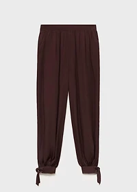 Balloon pants with bows