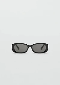 Rectangular-frame sunglasses