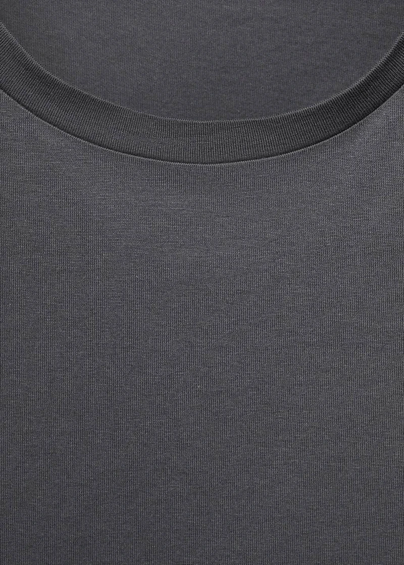 Cotton two-piece short-sleeved pajamas