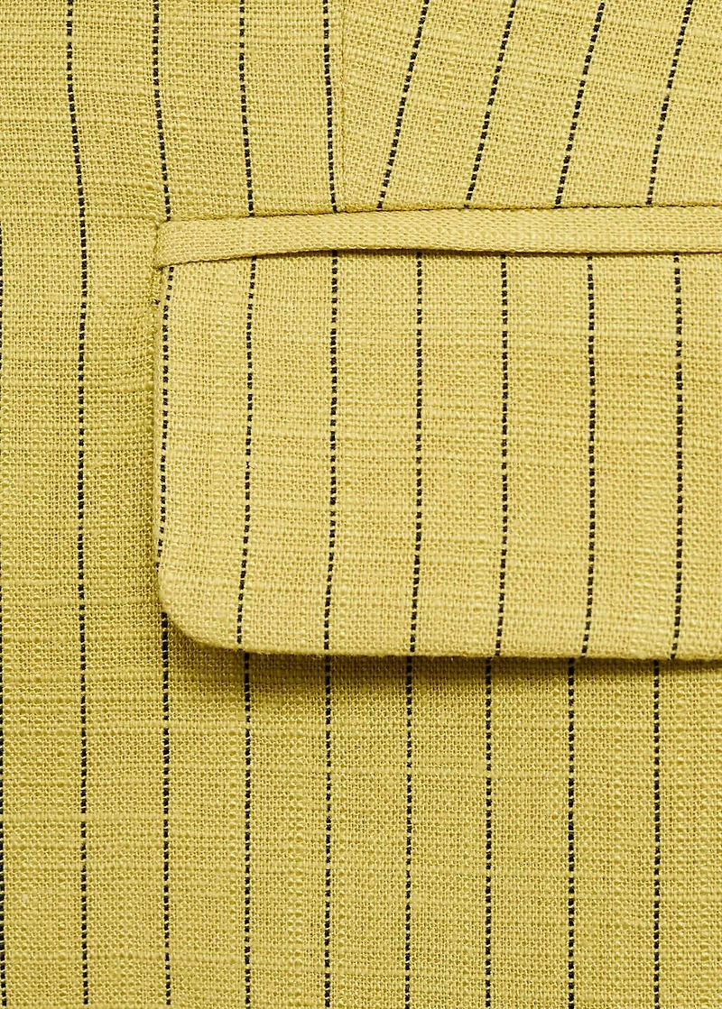 Buttons striped top