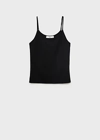 Plain strapless top