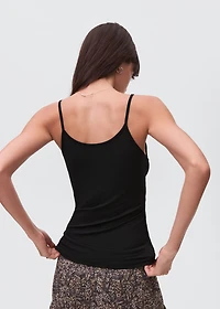 Plain strapless top