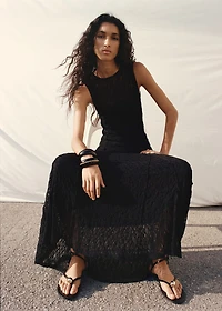 Long lace dress