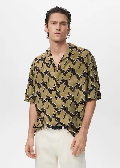 Flowy printed shirt