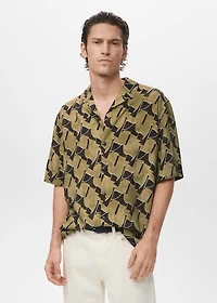 Flowy printed shirt