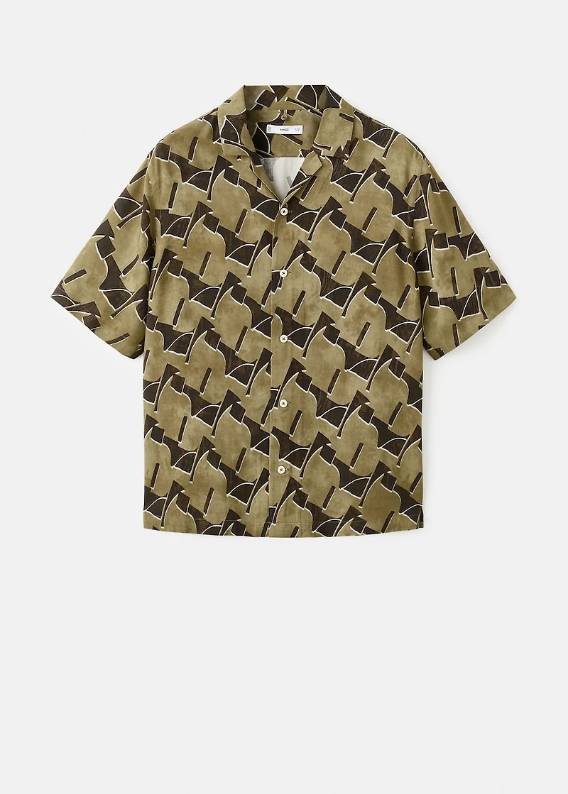 Flowy printed shirt
