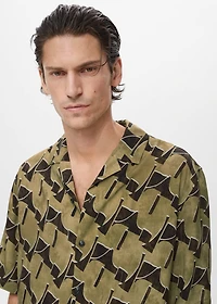 Flowy printed shirt