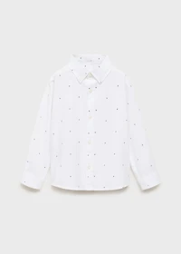 Printed Oxford shirt