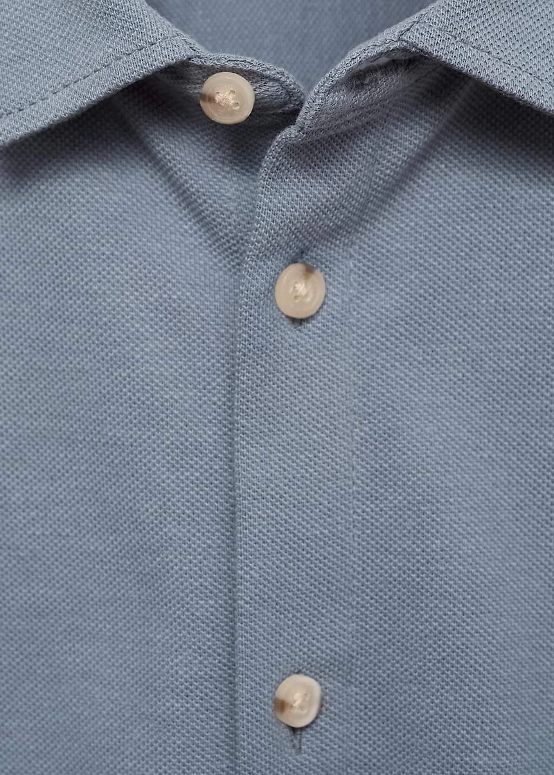 Cotton knit shirt