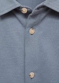Cotton knit shirt