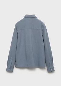 Cotton knit shirt