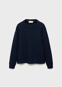 Knitted cotton sweater