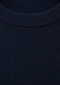 Knitted cotton sweater