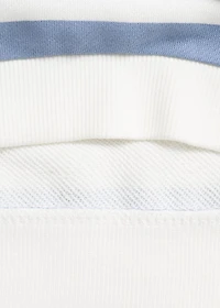 Striped cotton-blend sweatshirt