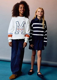 Printed cotton sweatshirt