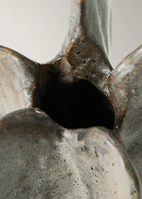 Organic stoneware vase